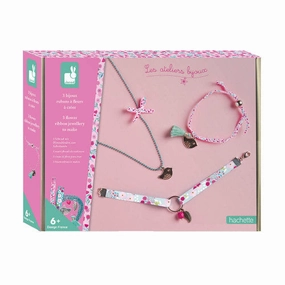 Janod 3 Flower Themed Jewellery Ribbons To Create