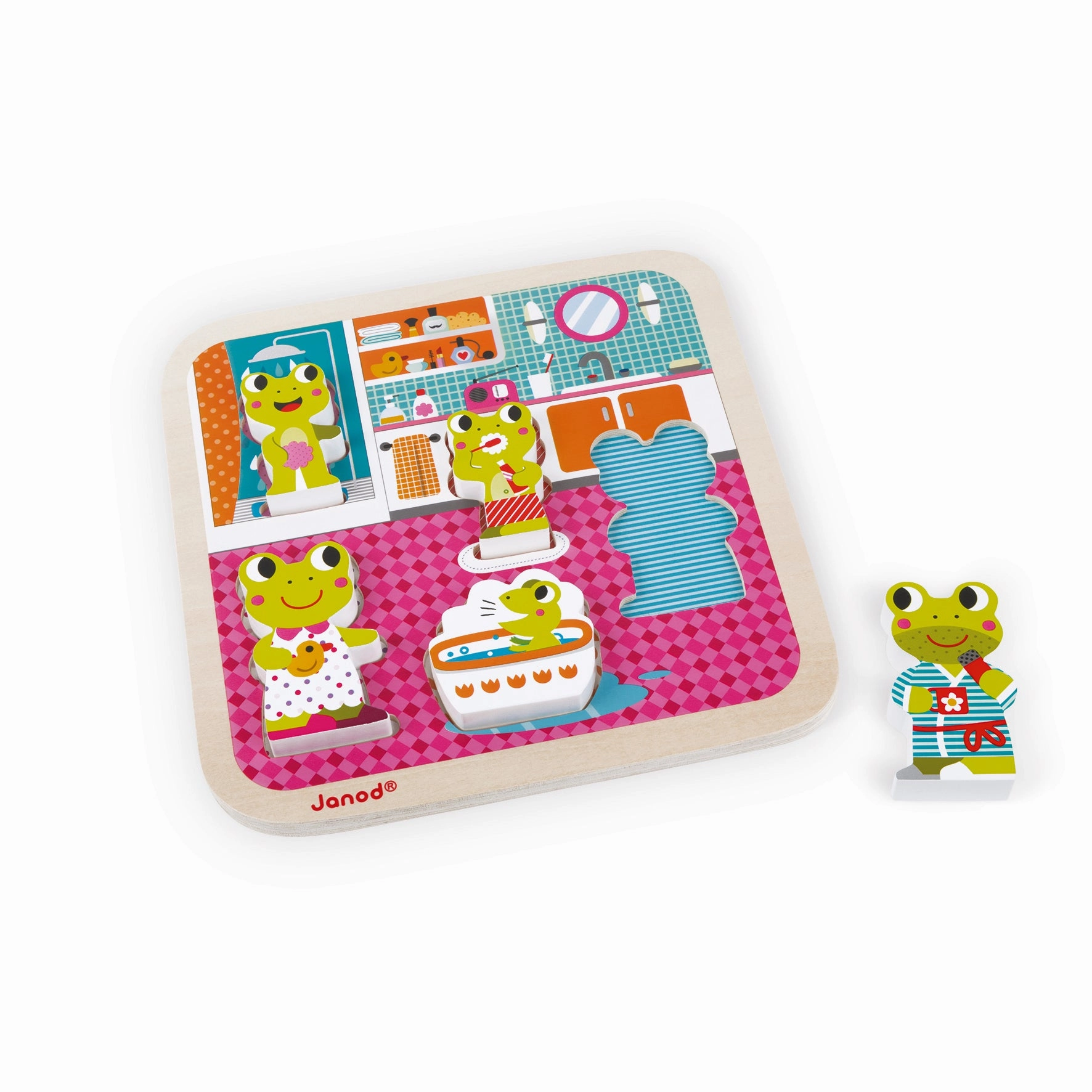 Janod Bathroom Chunky Puzzle
