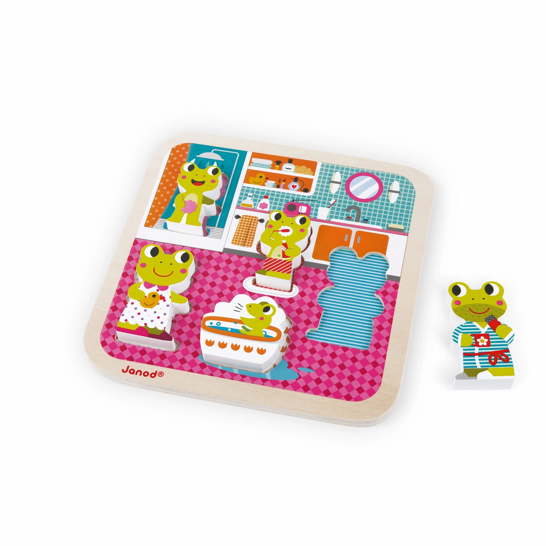 Janod Bathroom Chunky Puzzle
