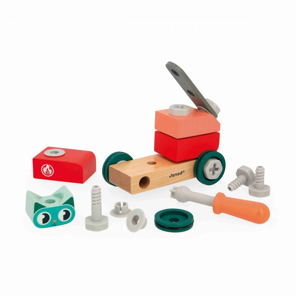 Janod Brico'Kids - DIY Car - Cat