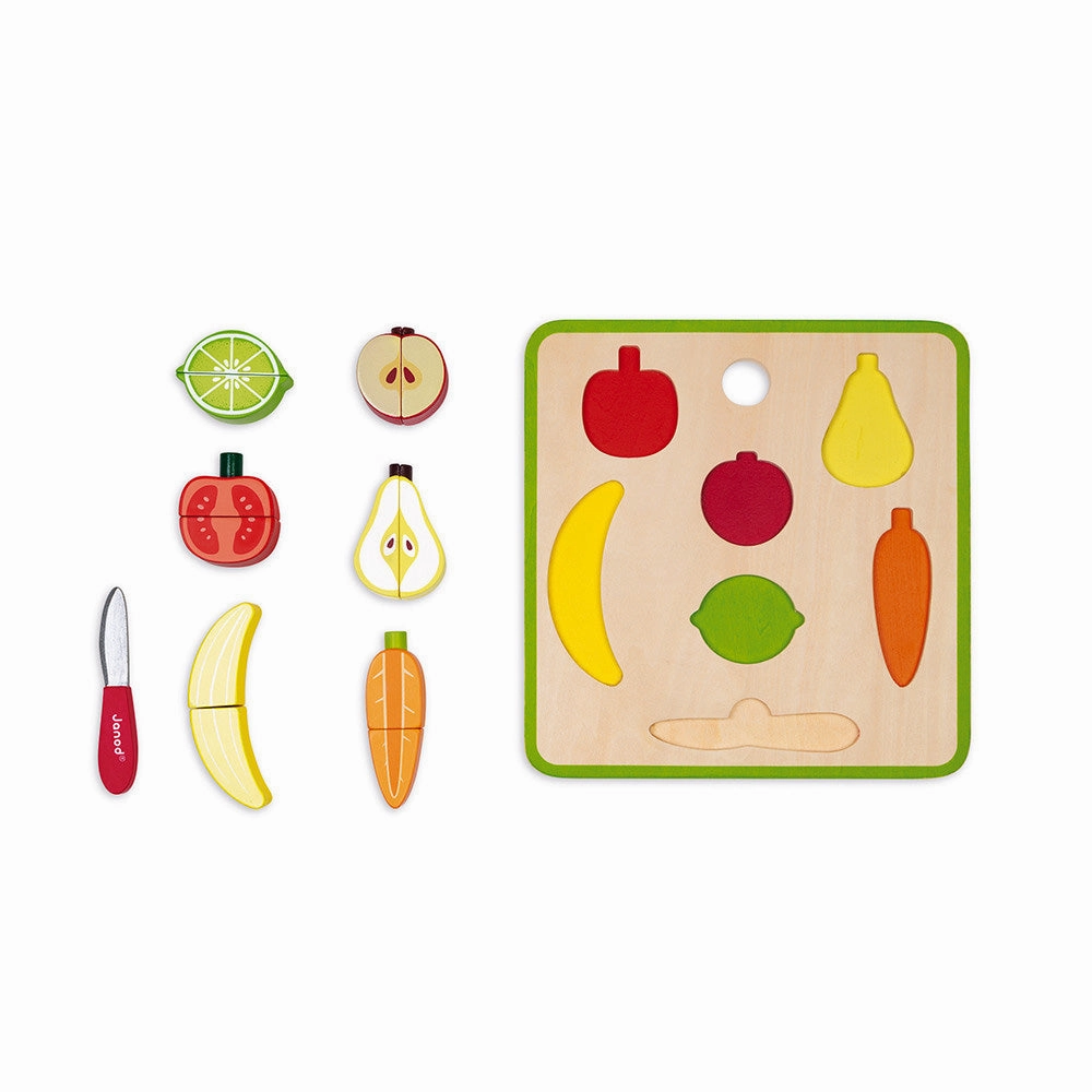Janod Chunky Fruits and Vegetables Set