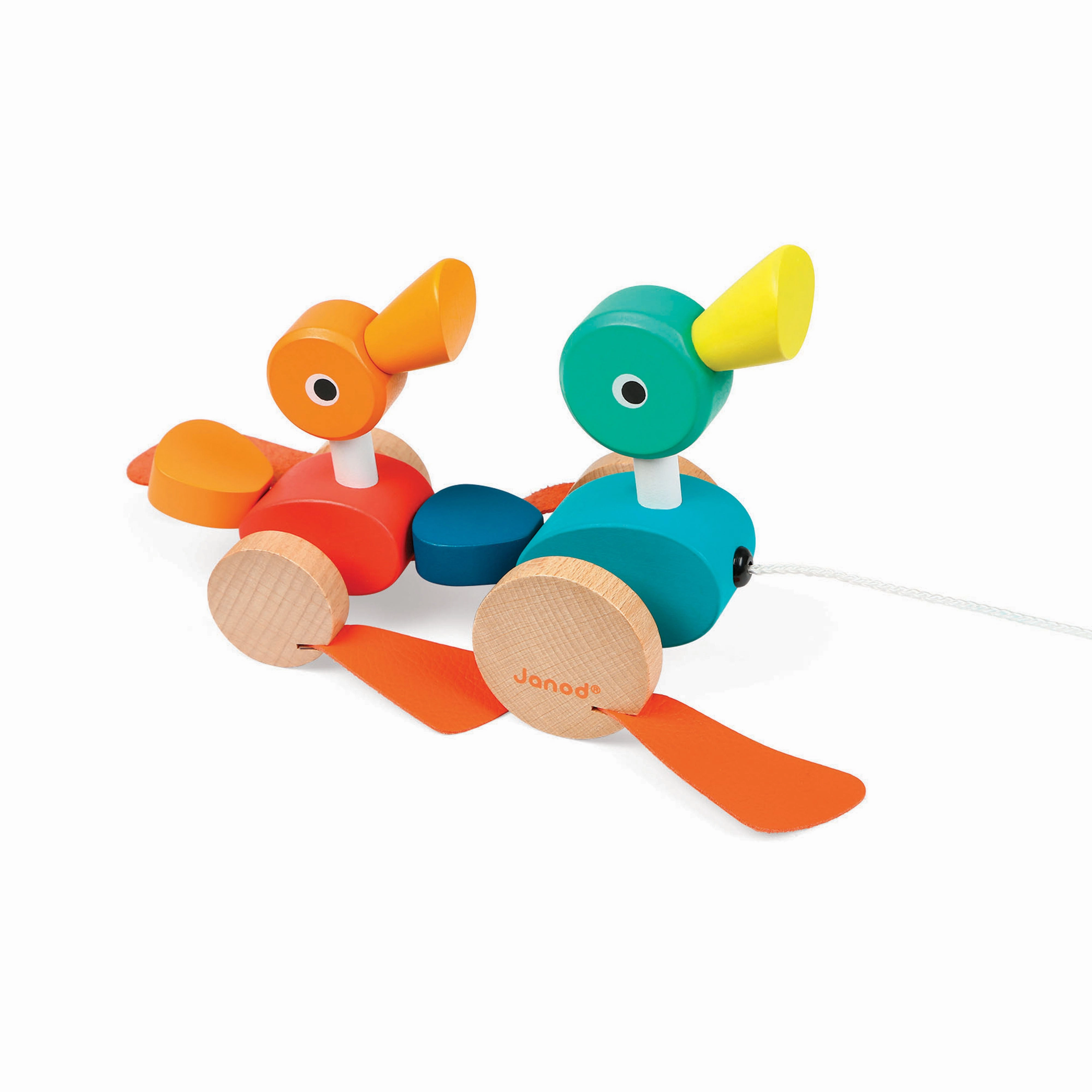 Janod Duck Family Pull Along Toy
