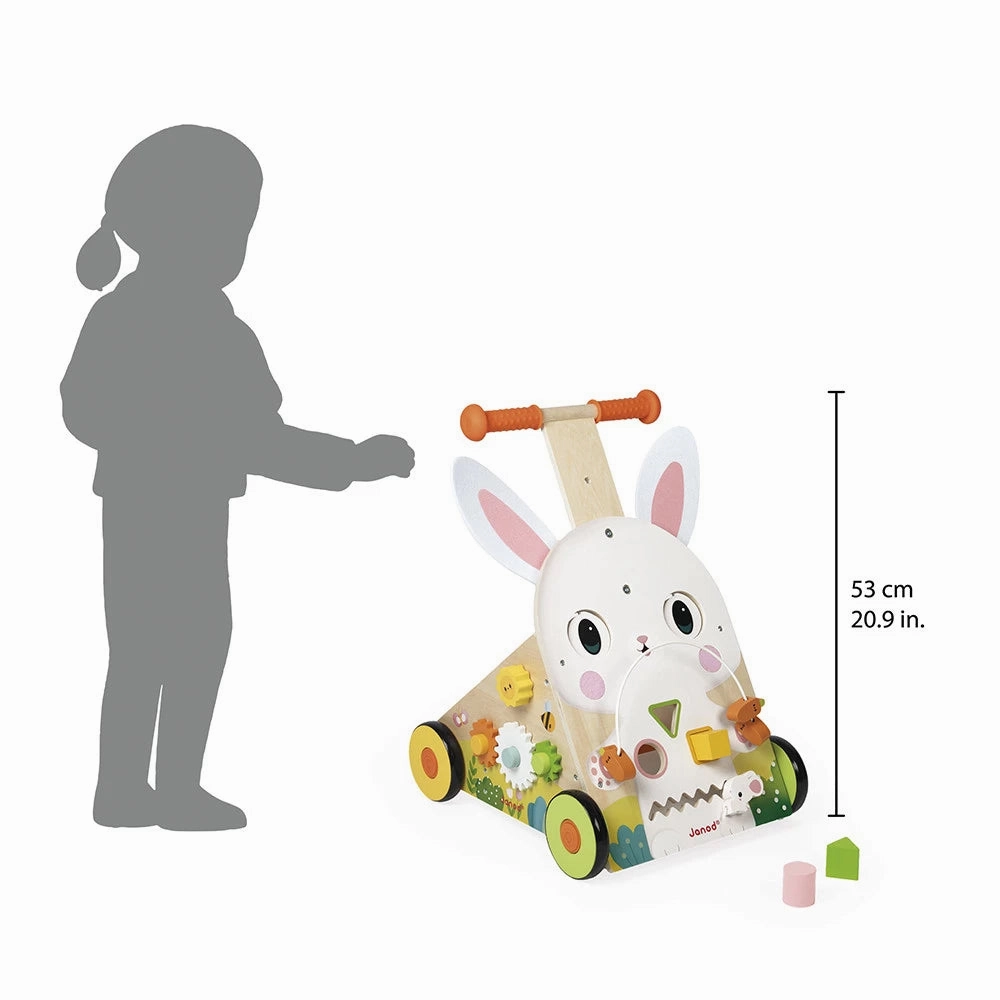 Janod Farm - Rabbit Baby Walker