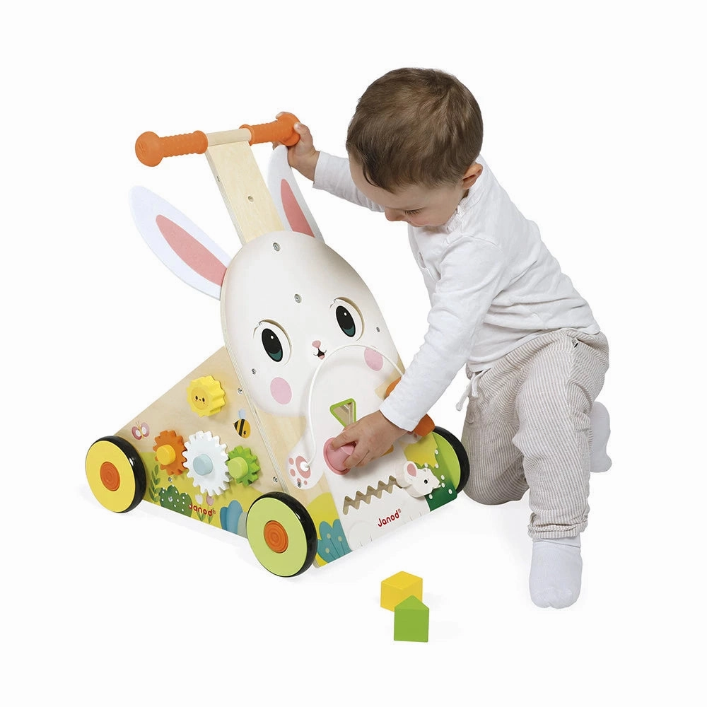Janod Farm - Rabbit Baby Walker