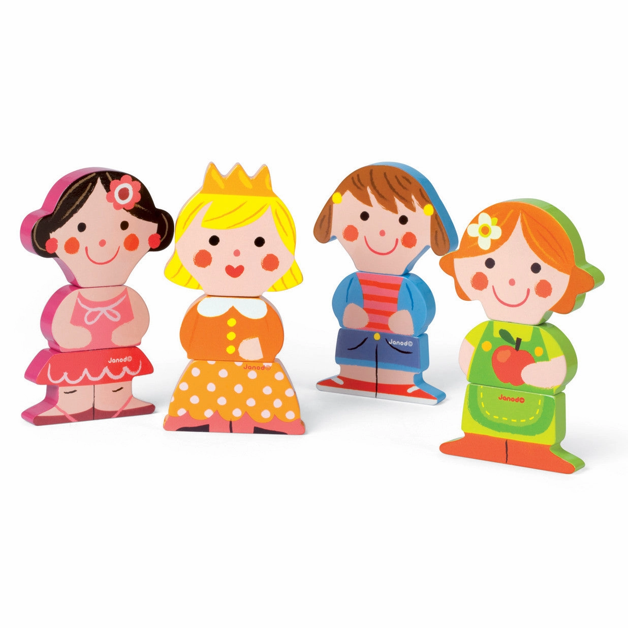 Janod Funny Magnet Baby Dolls