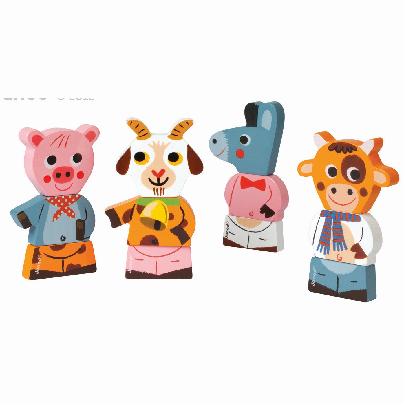 Janod Funny Magnet Farm
