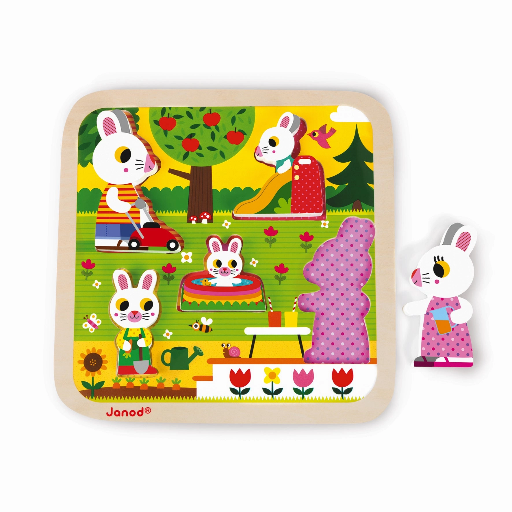Janod Garden Chunky Puzzle