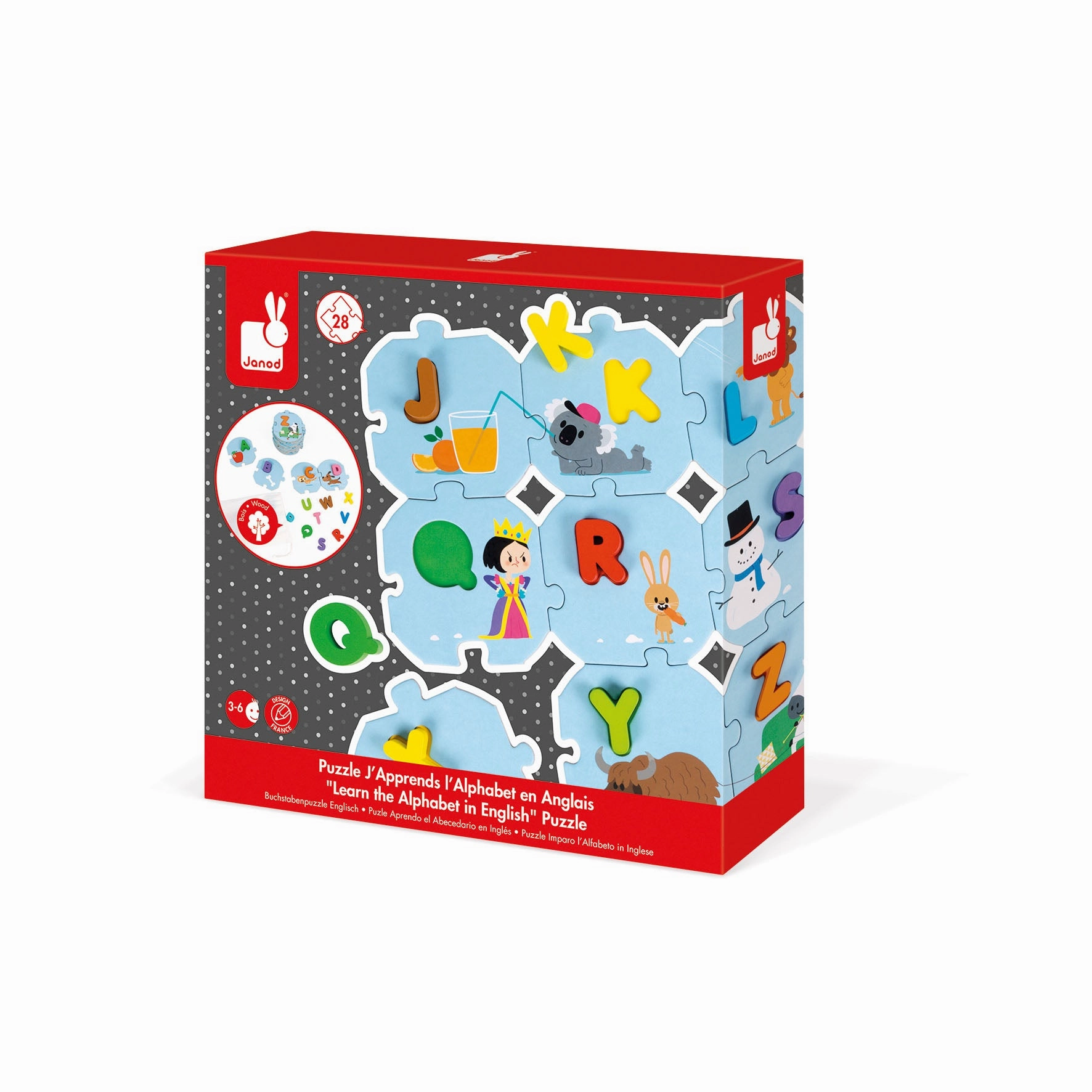 Janod I Learn The Alphabet Puzzle