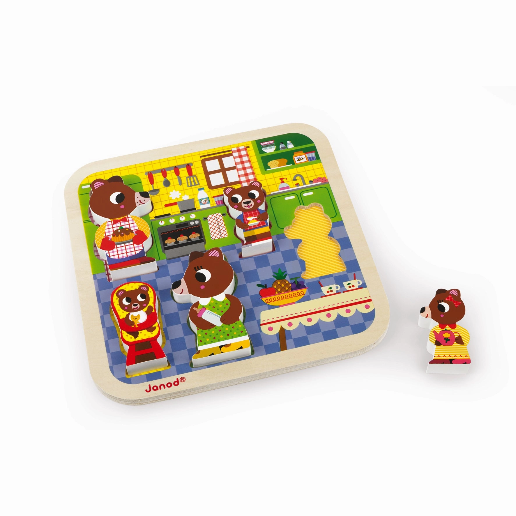 Janod Kitchen Chunky Puzzle