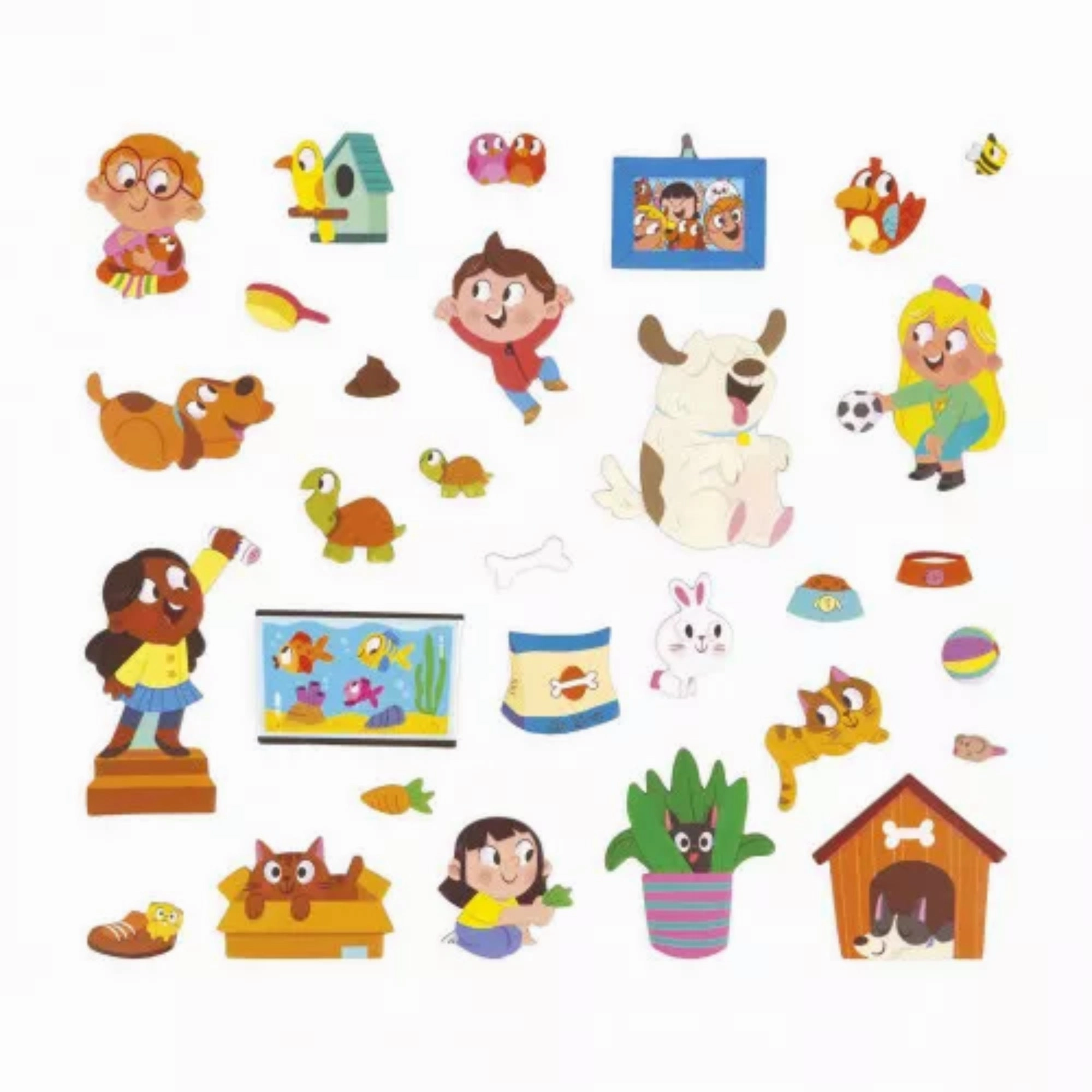 Janod Magnetic Stories C Pets