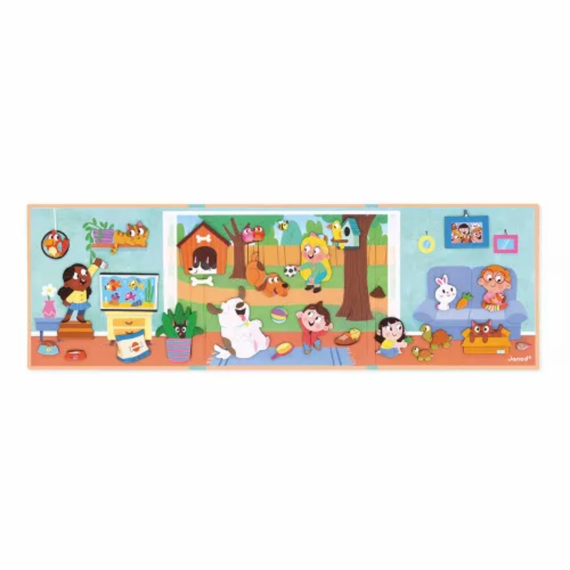 Janod Magnetic Stories C Pets