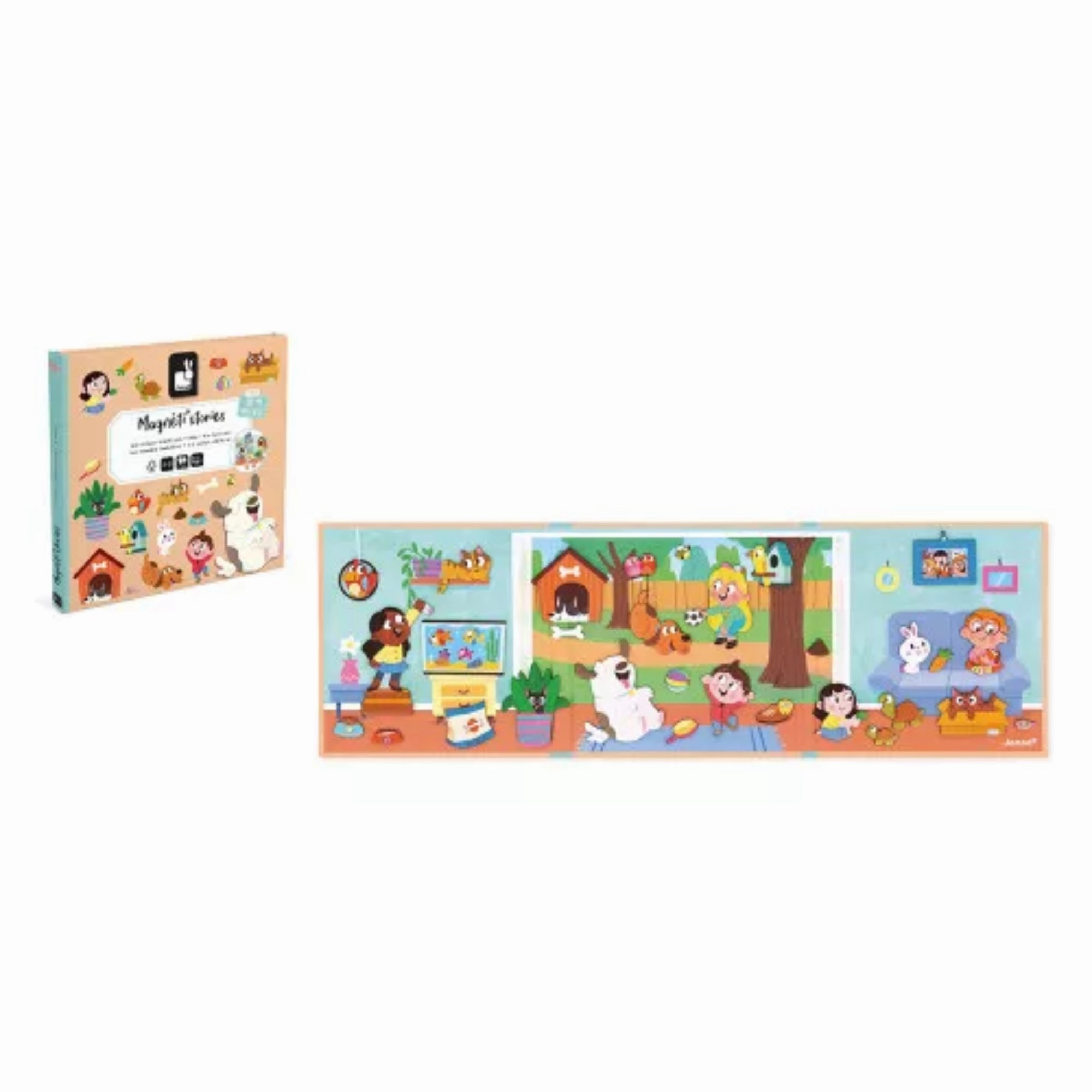 Janod Magnetic Stories C Pets