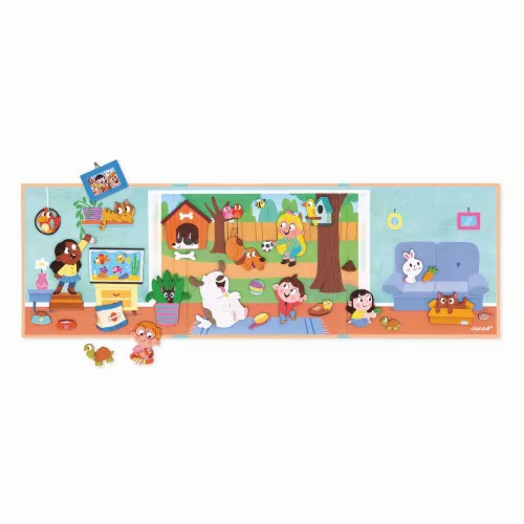 Janod Magnetic Stories C Pets
