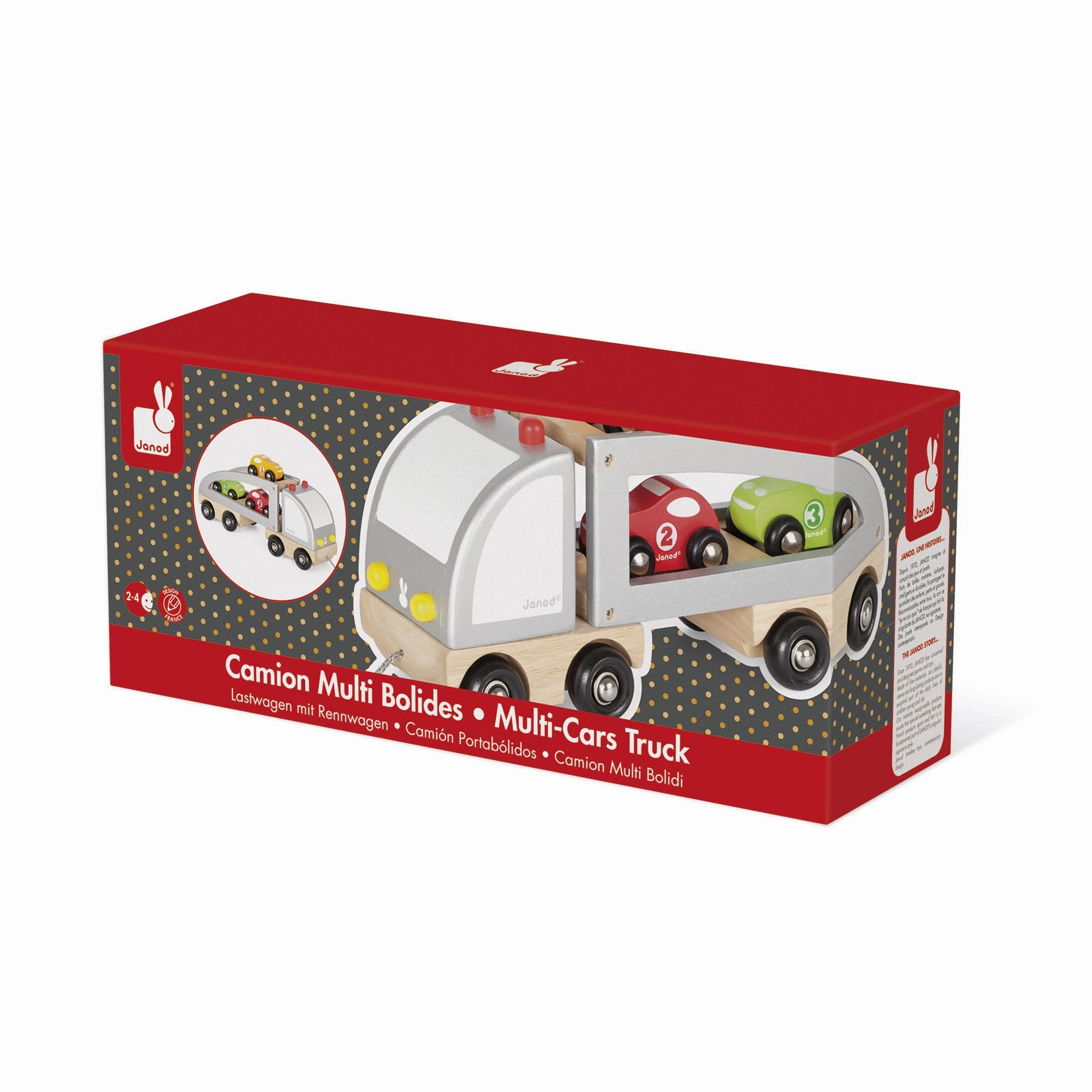 Janod Multi Cars Truck