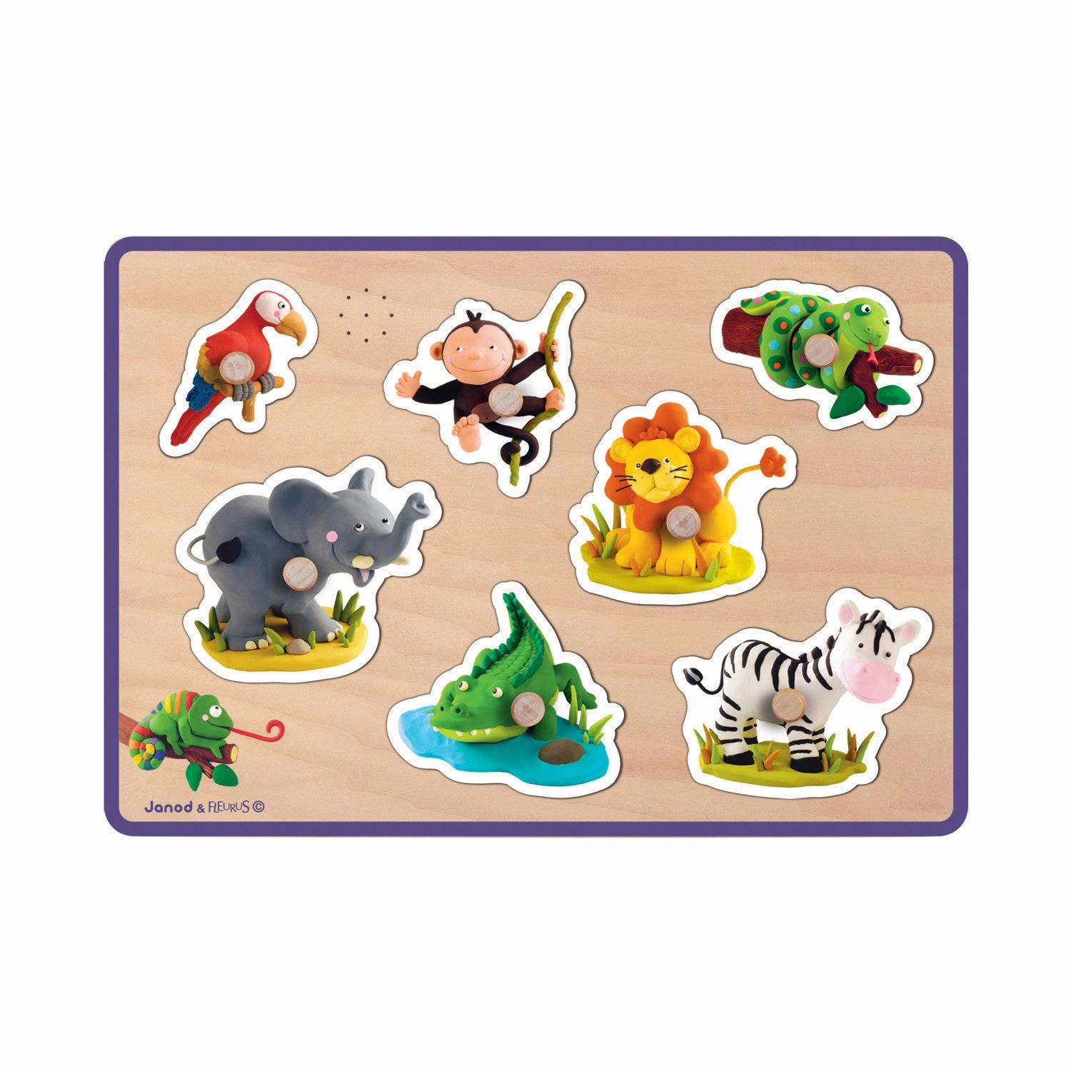 Janod Savannah Musical Puzzle