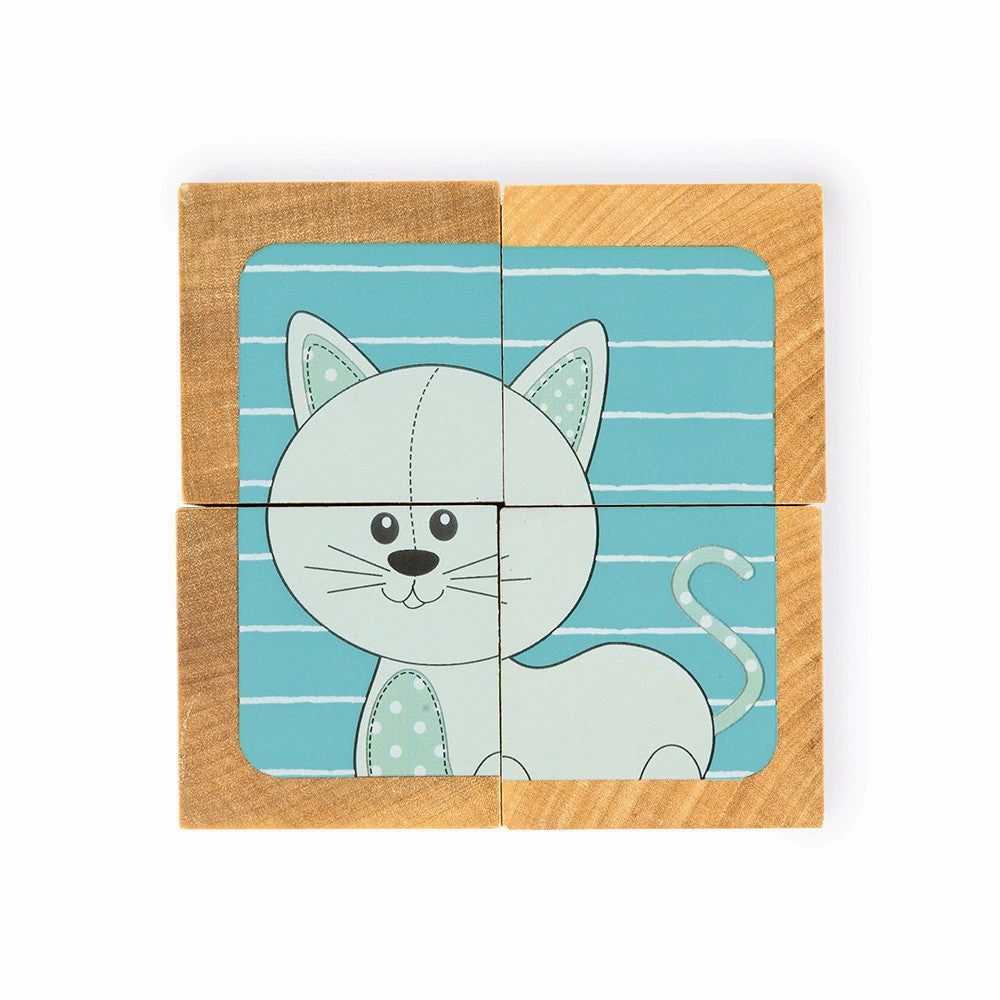 Janod Sophie La Girafe 4-Block Tray