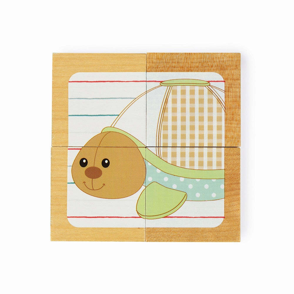 Janod Sophie La Girafe 4-Block Tray