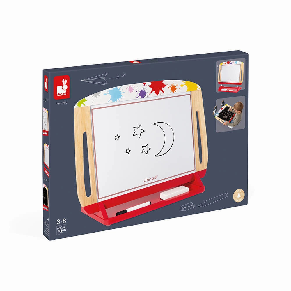 Janod Splash White and Blackboard Table
