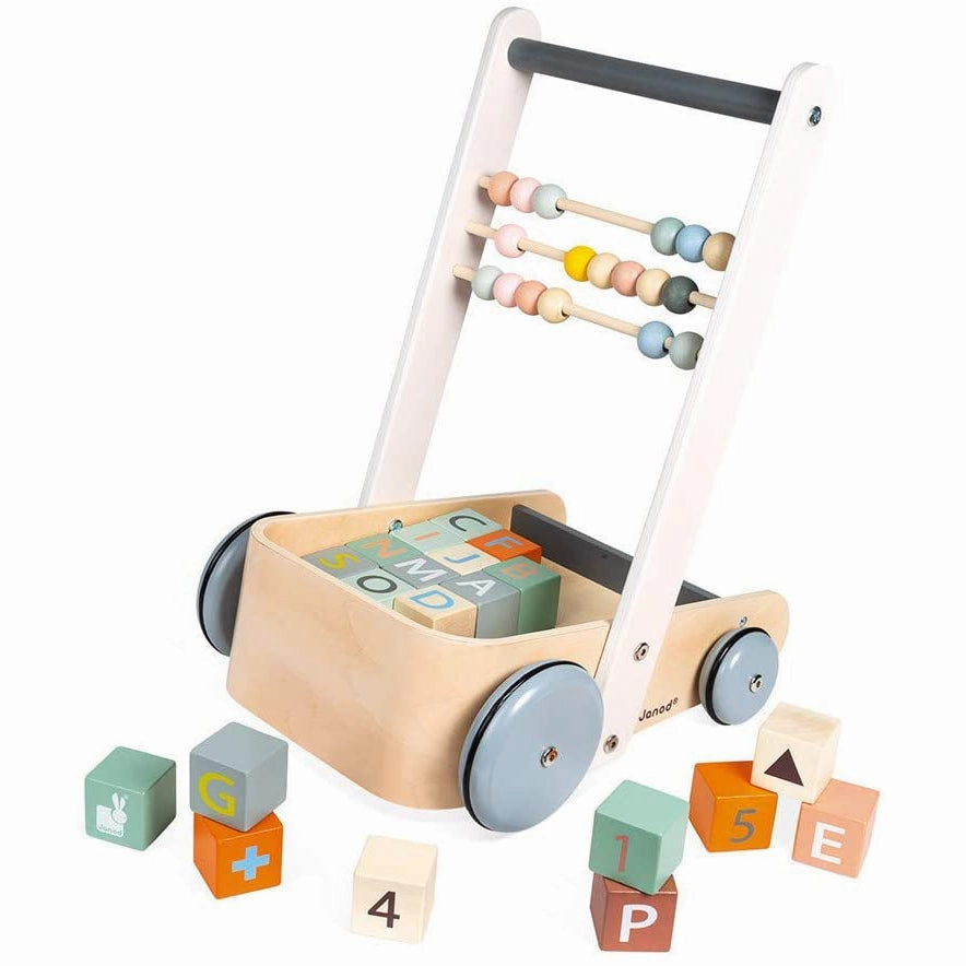 Janod Sweet Cocoon Cart with ABC