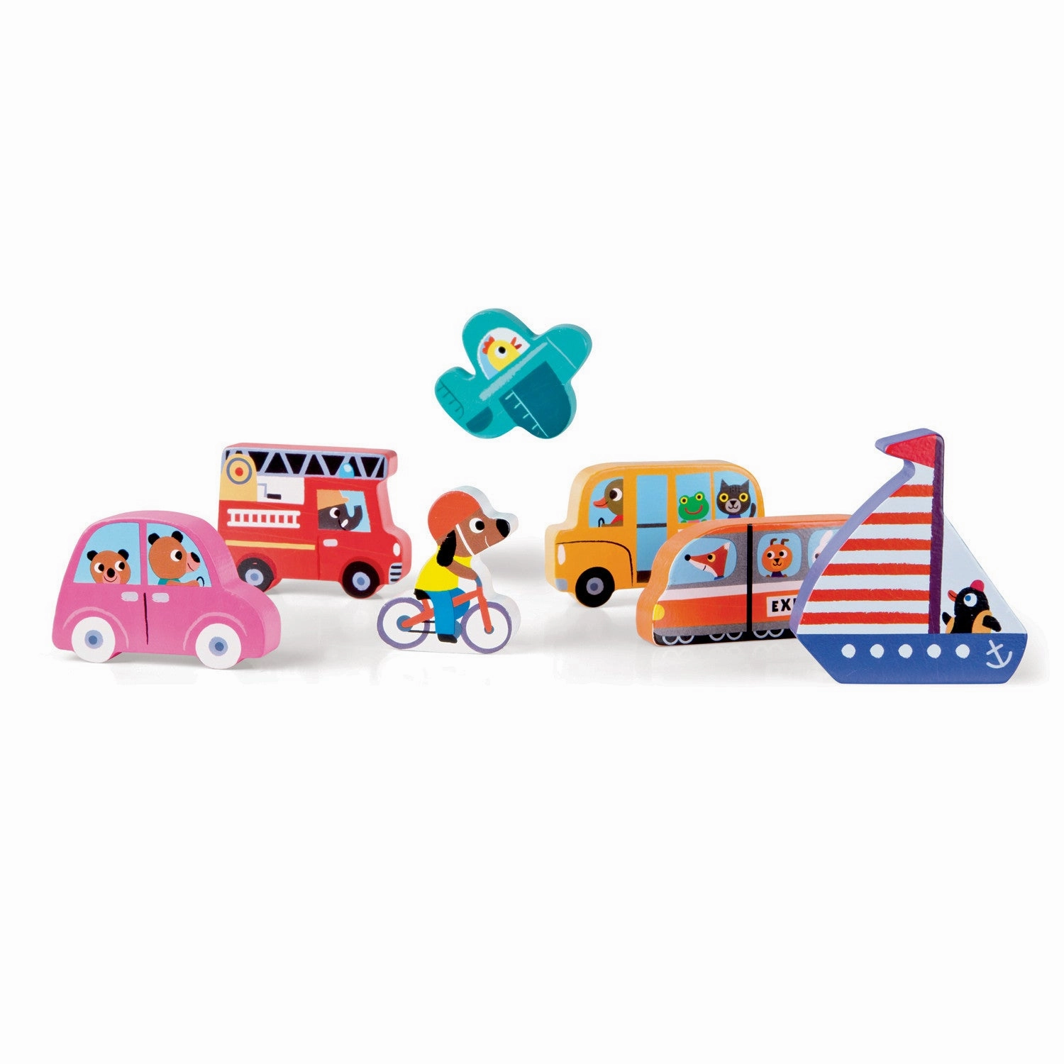 Janod Vehicles Chunky Puzzle