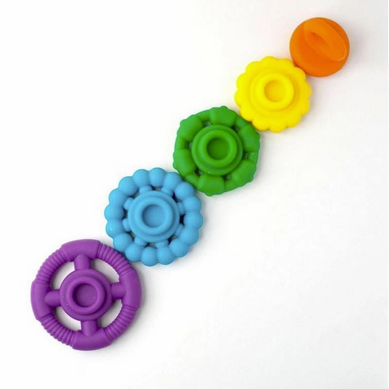 Jellystone Rainbow Stacker Teether Toy