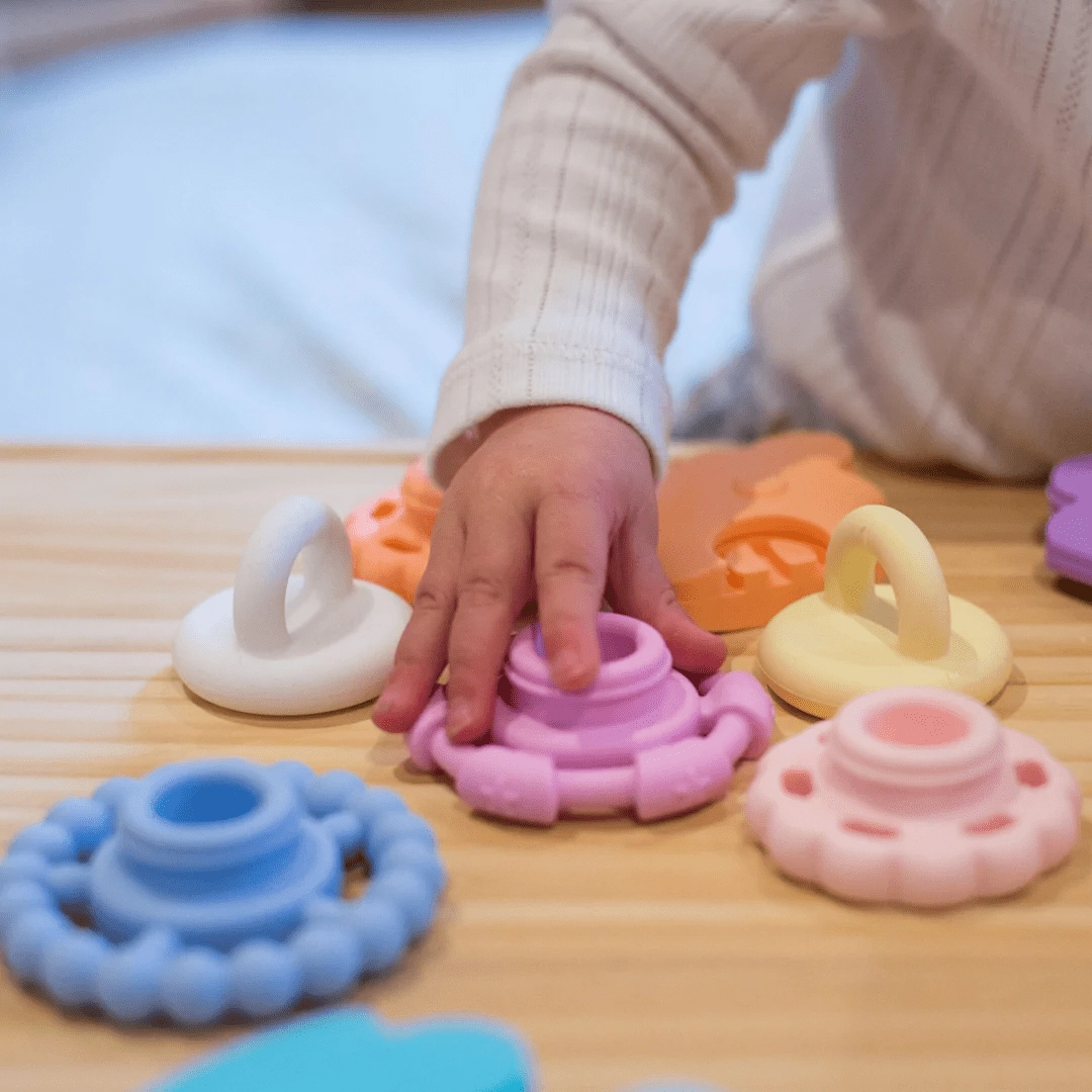 Jellystone Rainbow Stacker Teether Toy