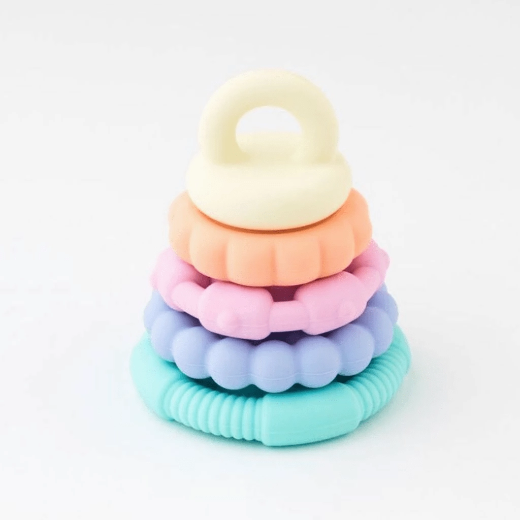 Jellystone Rainbow Stacker Teether Toy