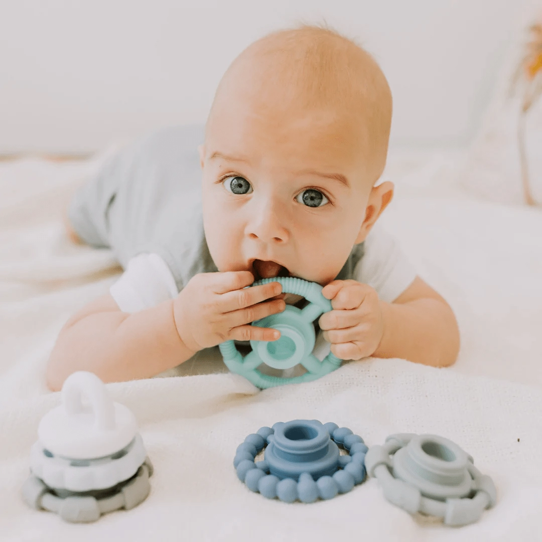 Jellystone Rainbow Stacker Teether Toy