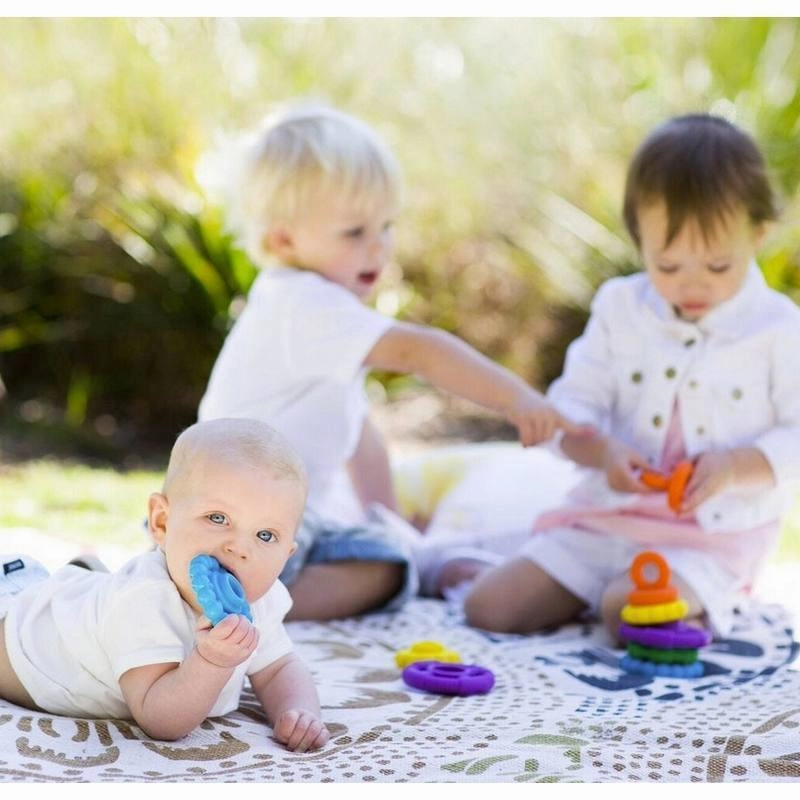 Jellystone Rainbow Stacker Teether Toy
