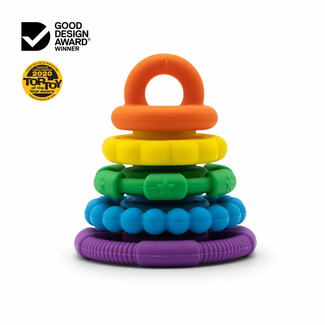 Jellystone Rainbow Stacker Teether Toy