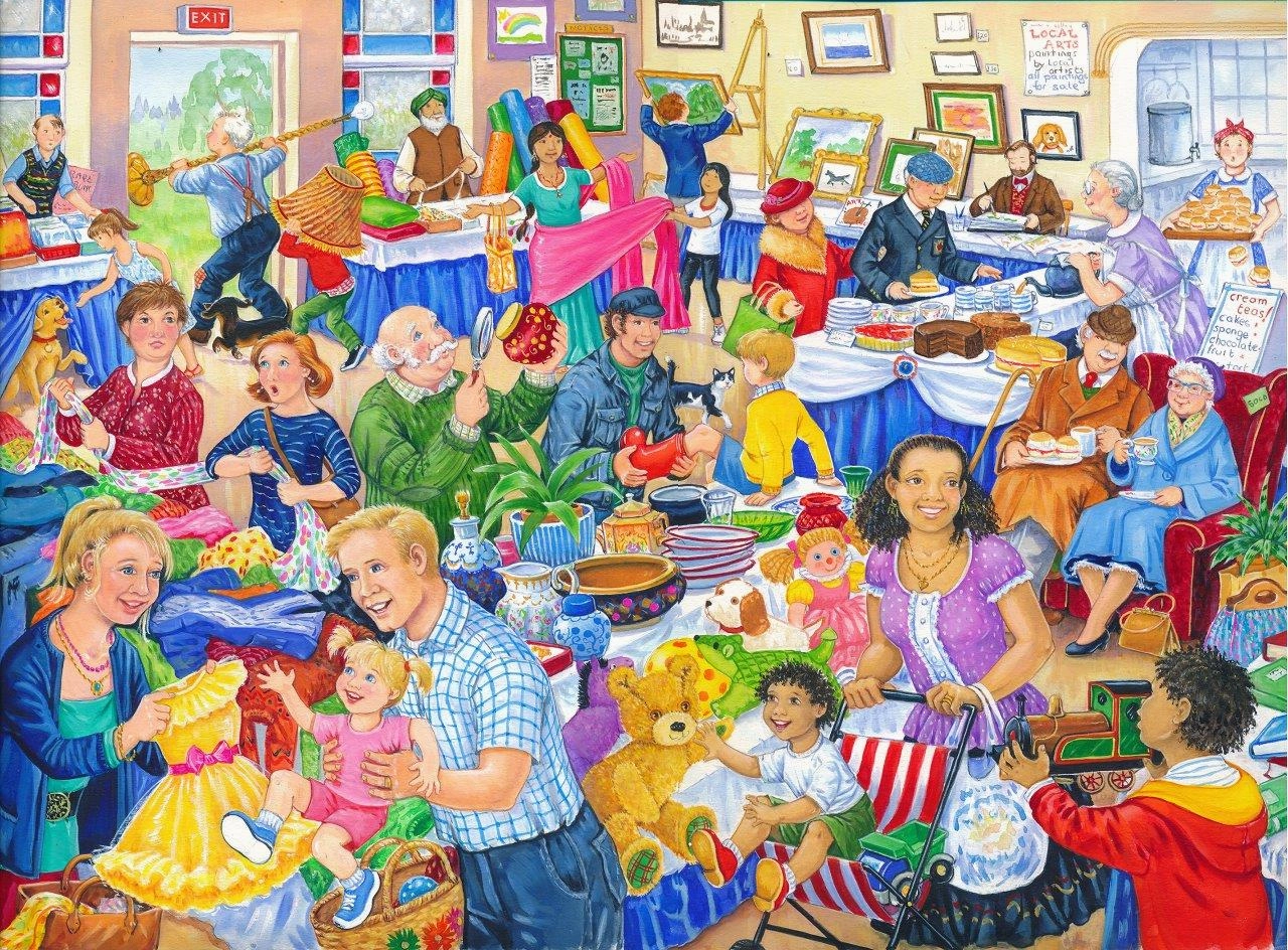 Jumble Sale - BIG 500 Piece Jigsaw Puzzle