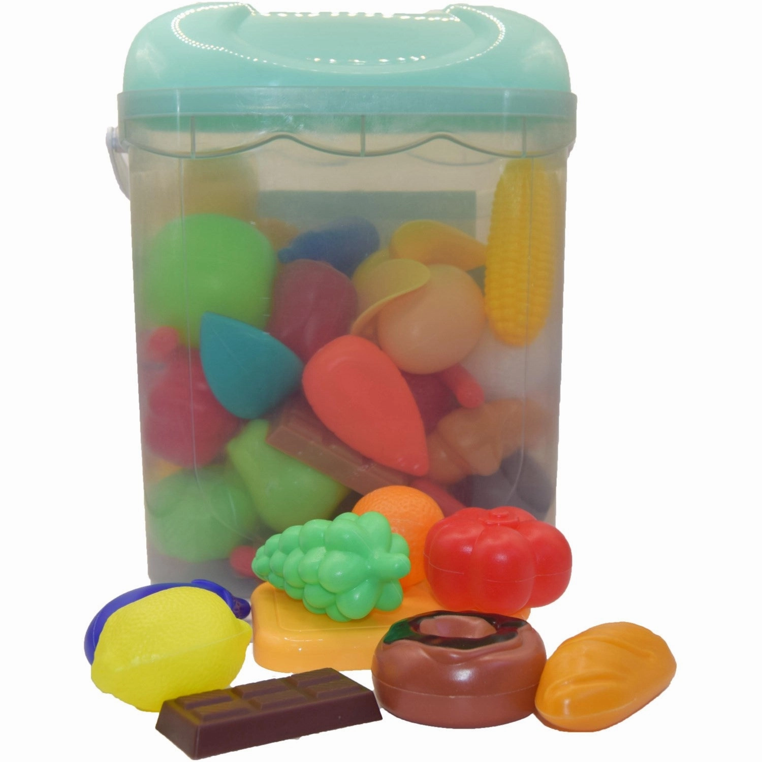 Junior Home Bucket with Play Food 90 pieces