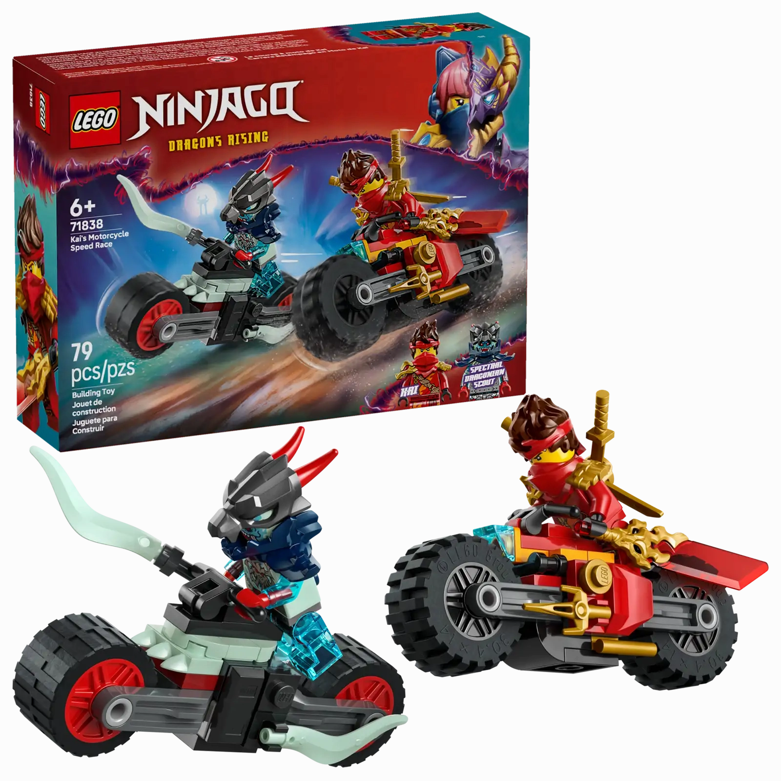 Kai's Motorcycle Speed race Lego 71838