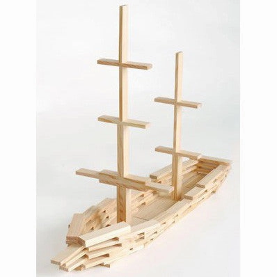 Kapla 280 Wooden Block and Art Book Set