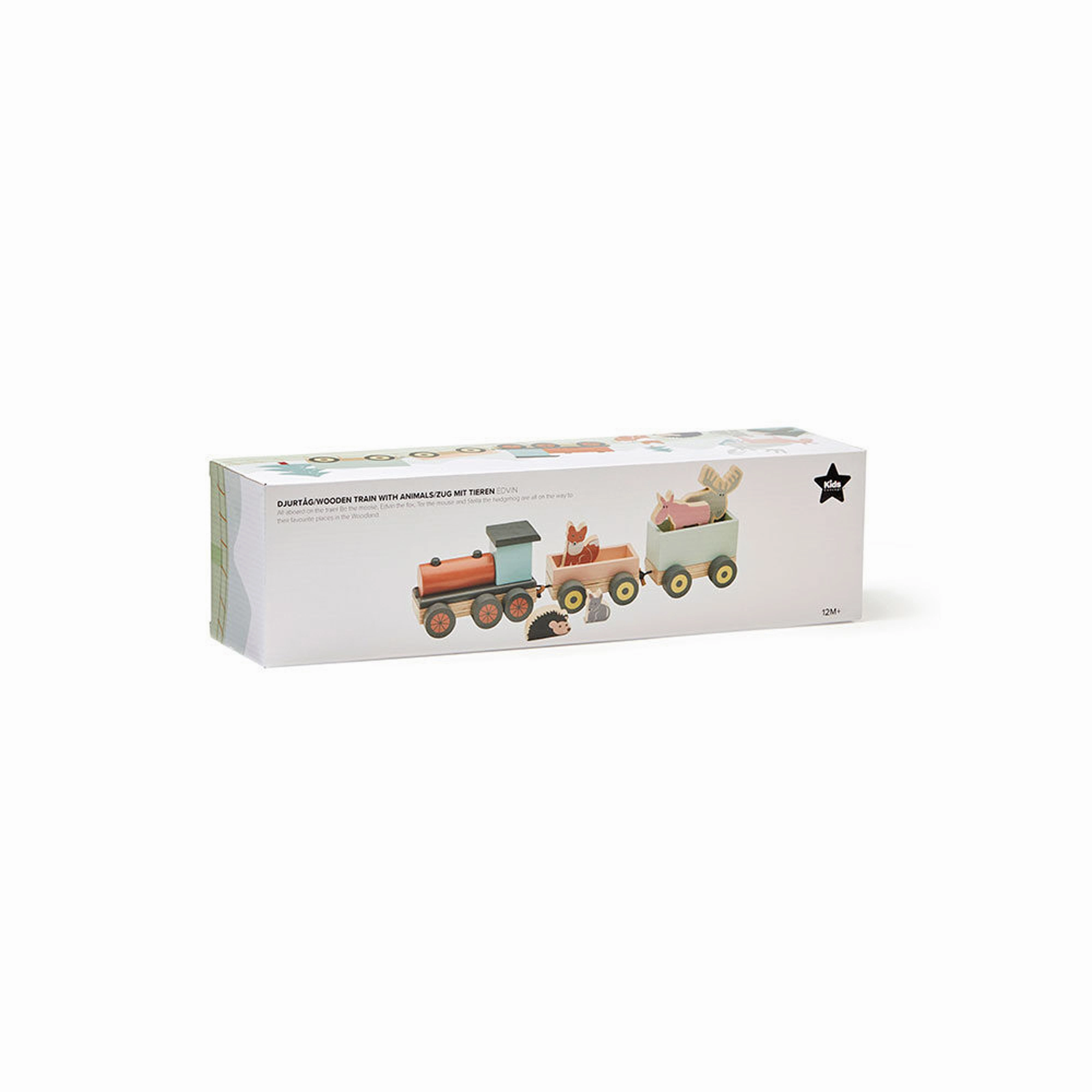 Kid's Concept Animal Wood Train Edvin