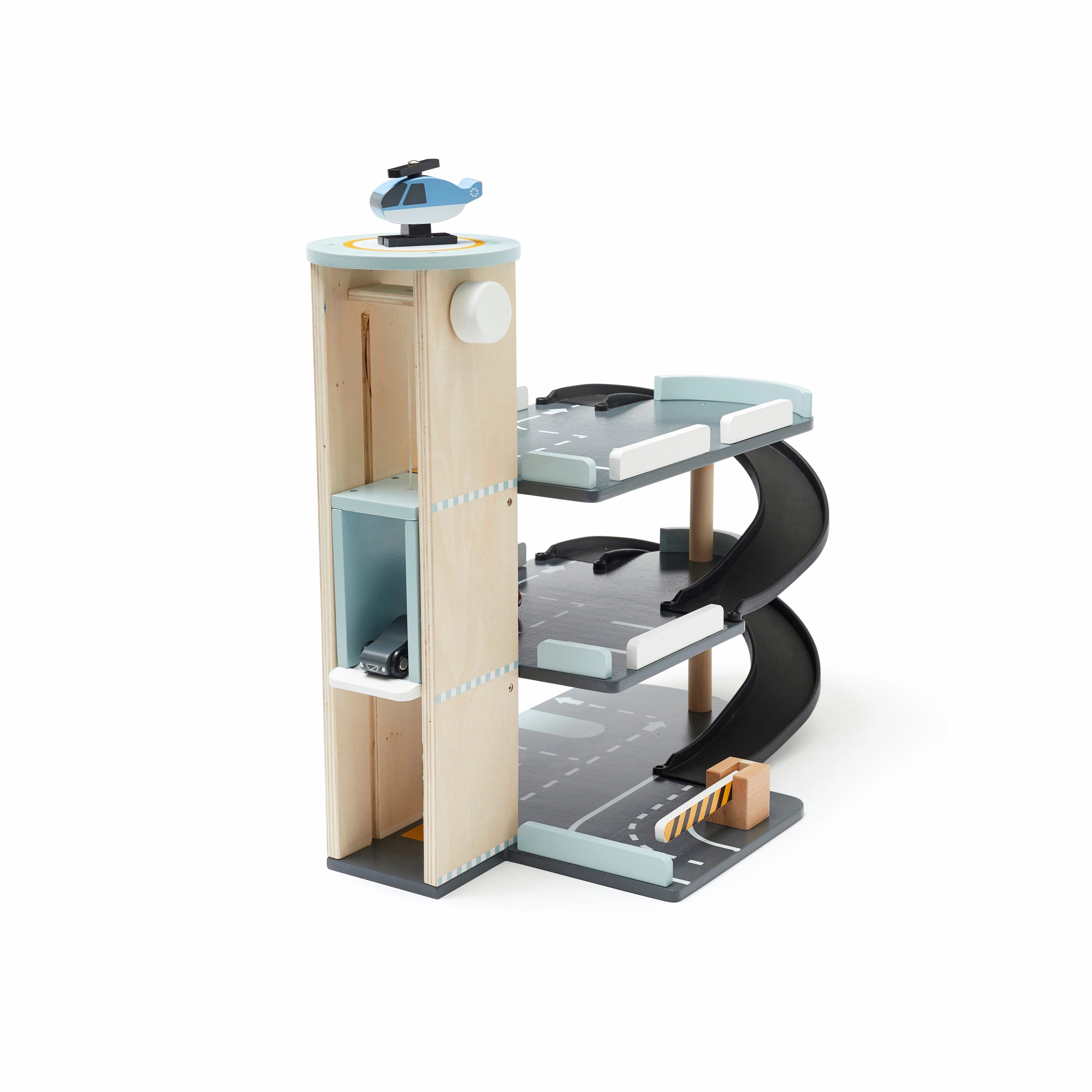 Kid's Concept Car Park Aiden Wooden Garage Play Set