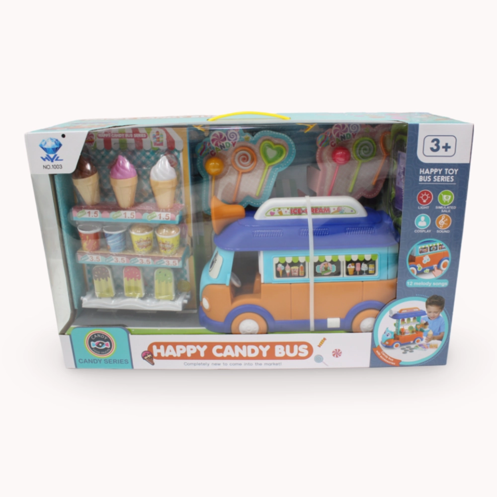 Kids Ice Cream Truck Toy 2 in 1