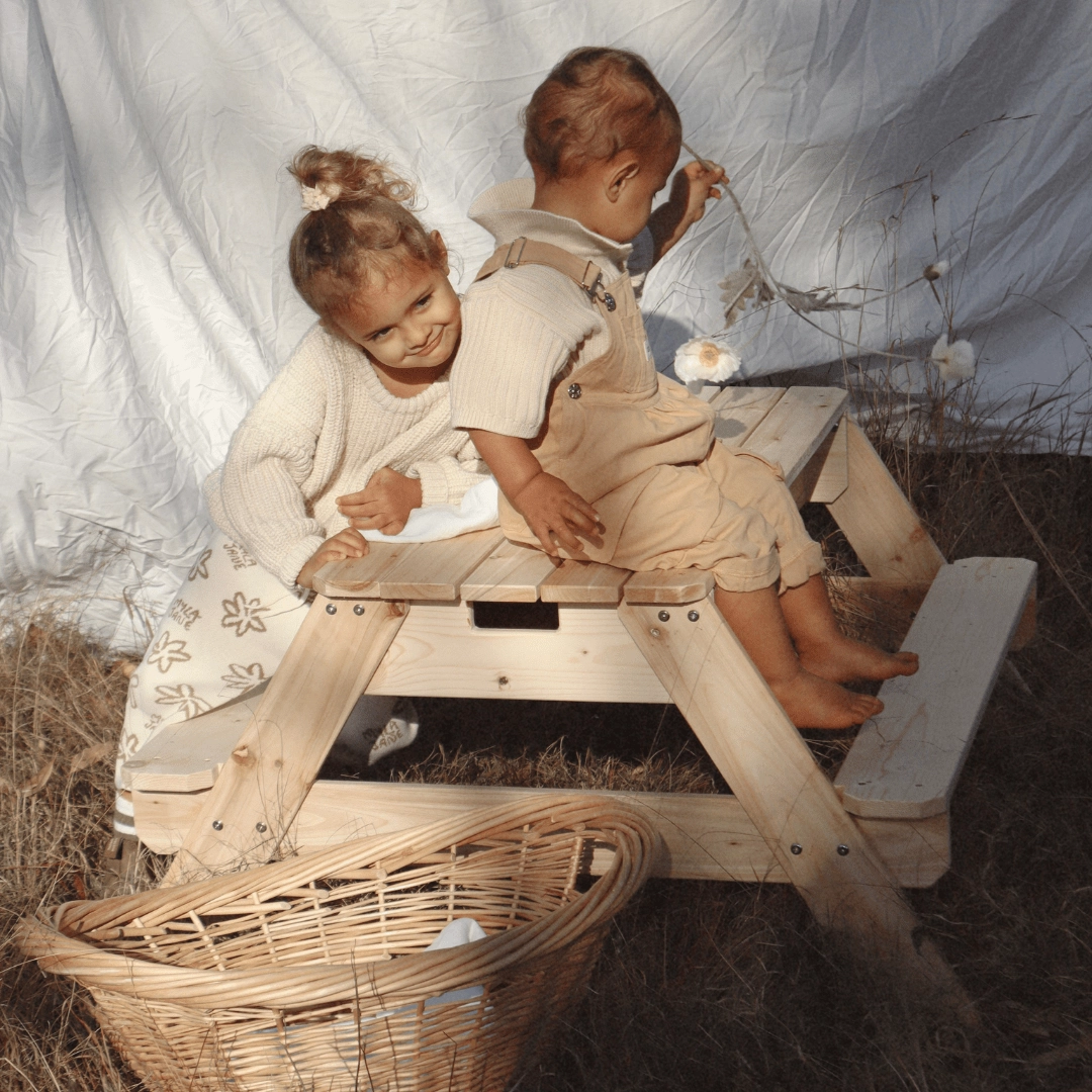 Kids Sand Water / Picnic Table with Umbrella
