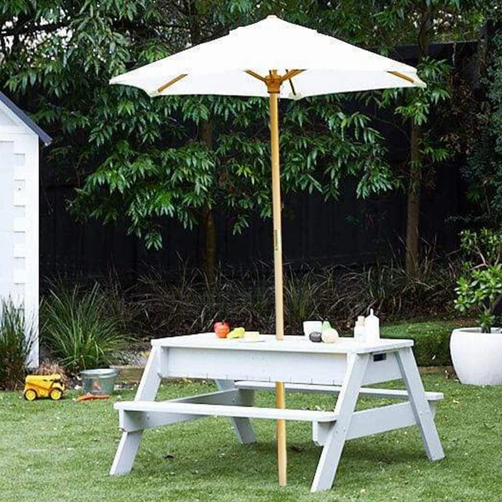 Kids Sand Water / Picnic Table with Umbrella