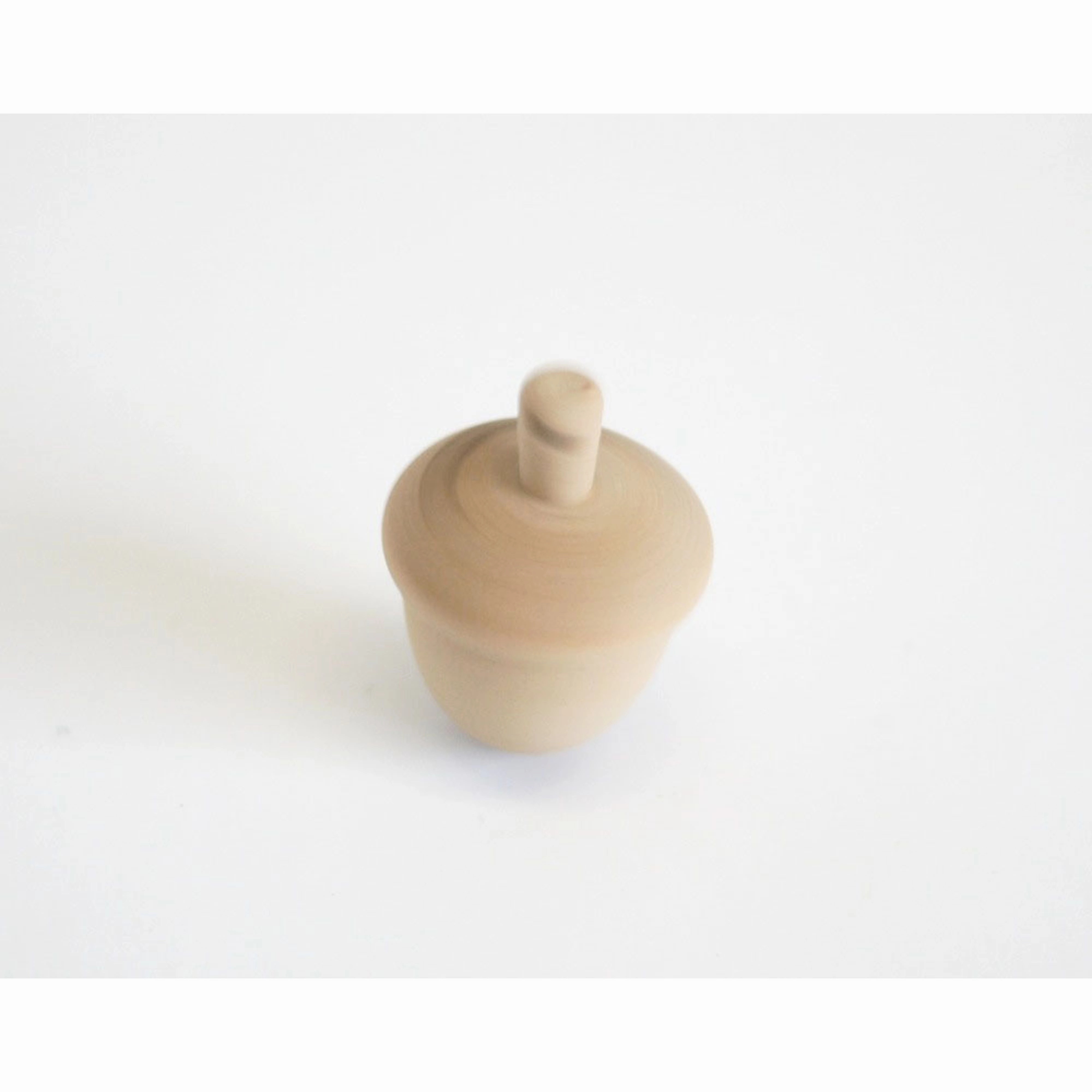 kiko  & gg* Dongri Acorn Mini Spinning Tops Gold Stripes/Pink Dots