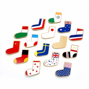 kiko  & gg* Step To The World Wooden Memory Game