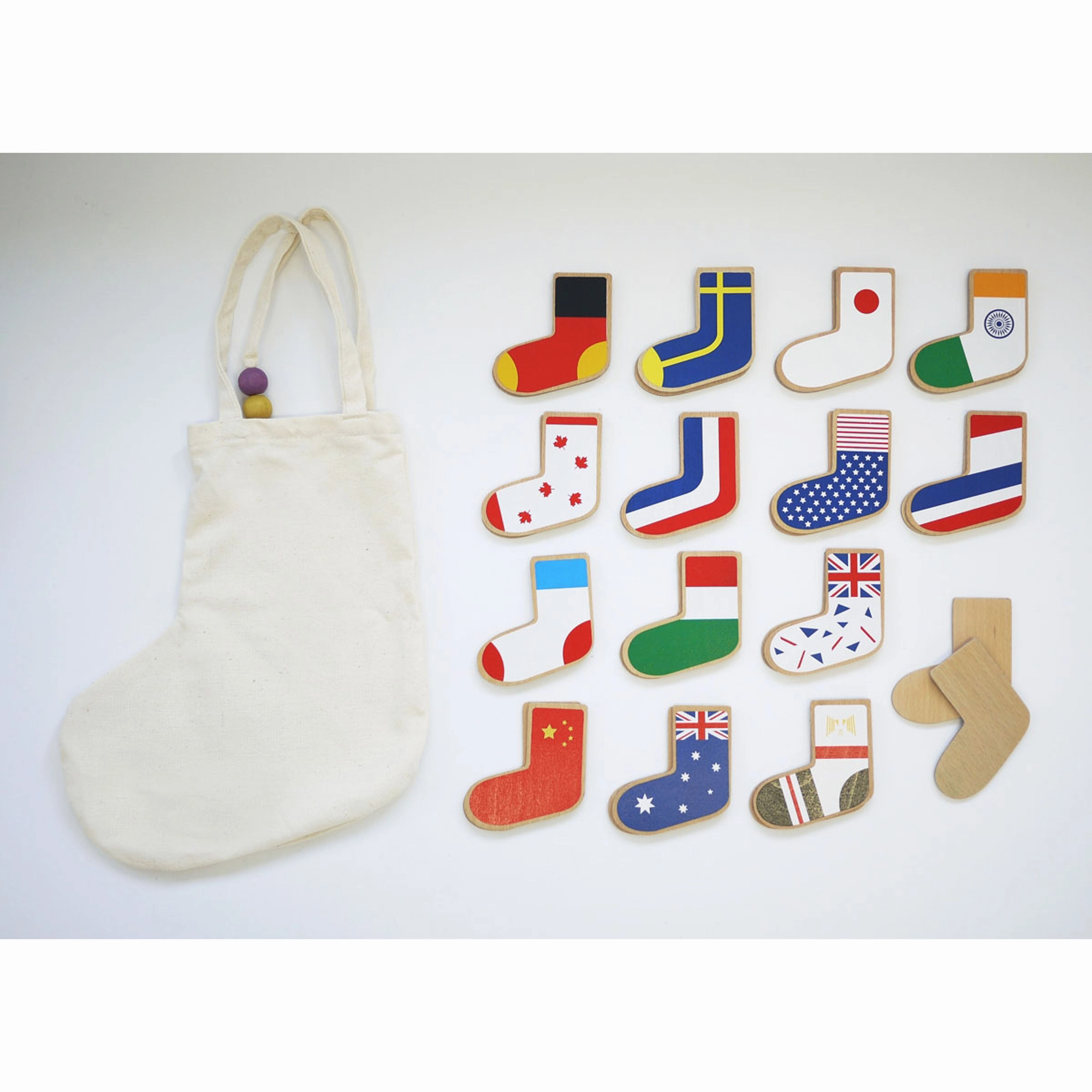 kiko  & gg* Step To The World Wooden Memory Game