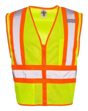 Kishigo 1055-1056 Ultra-Cool Contrasting Mesh Vest