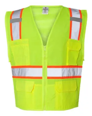 Kishigo 1163-1164 Ultra-Cool Solid Front Vest with Mesh Back