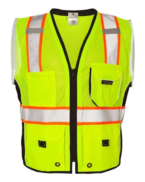 Kishigo 1513-1514 Premium Black Series Heavy-Duty Vest