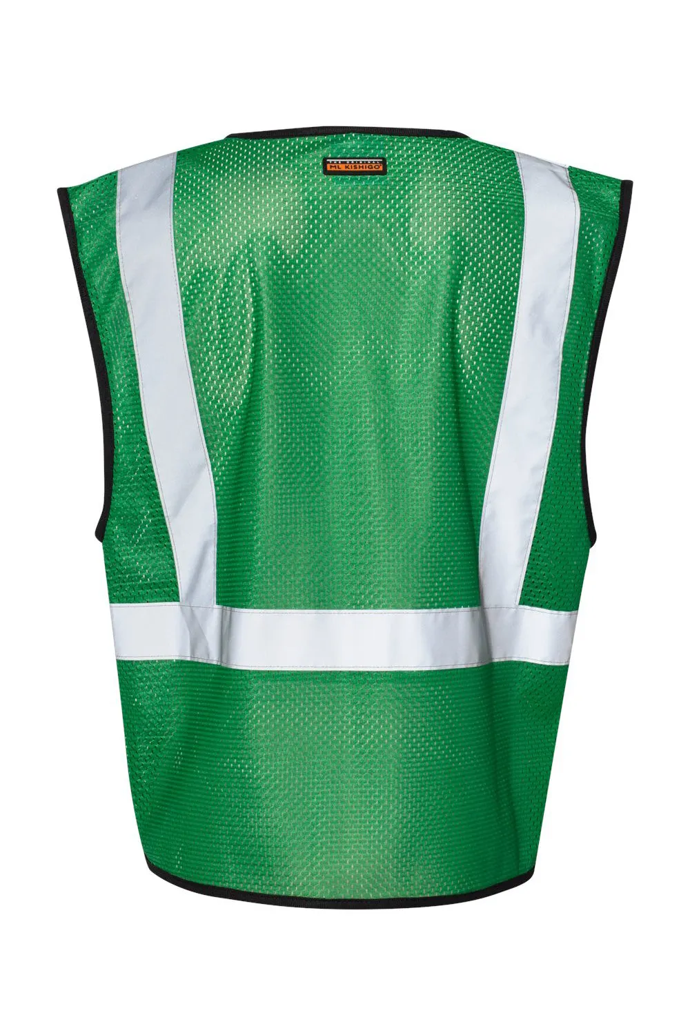 Kishigo Mens EV Series Enhanced Visibility Non-ANSI Vest - Green Clothing Kishigo