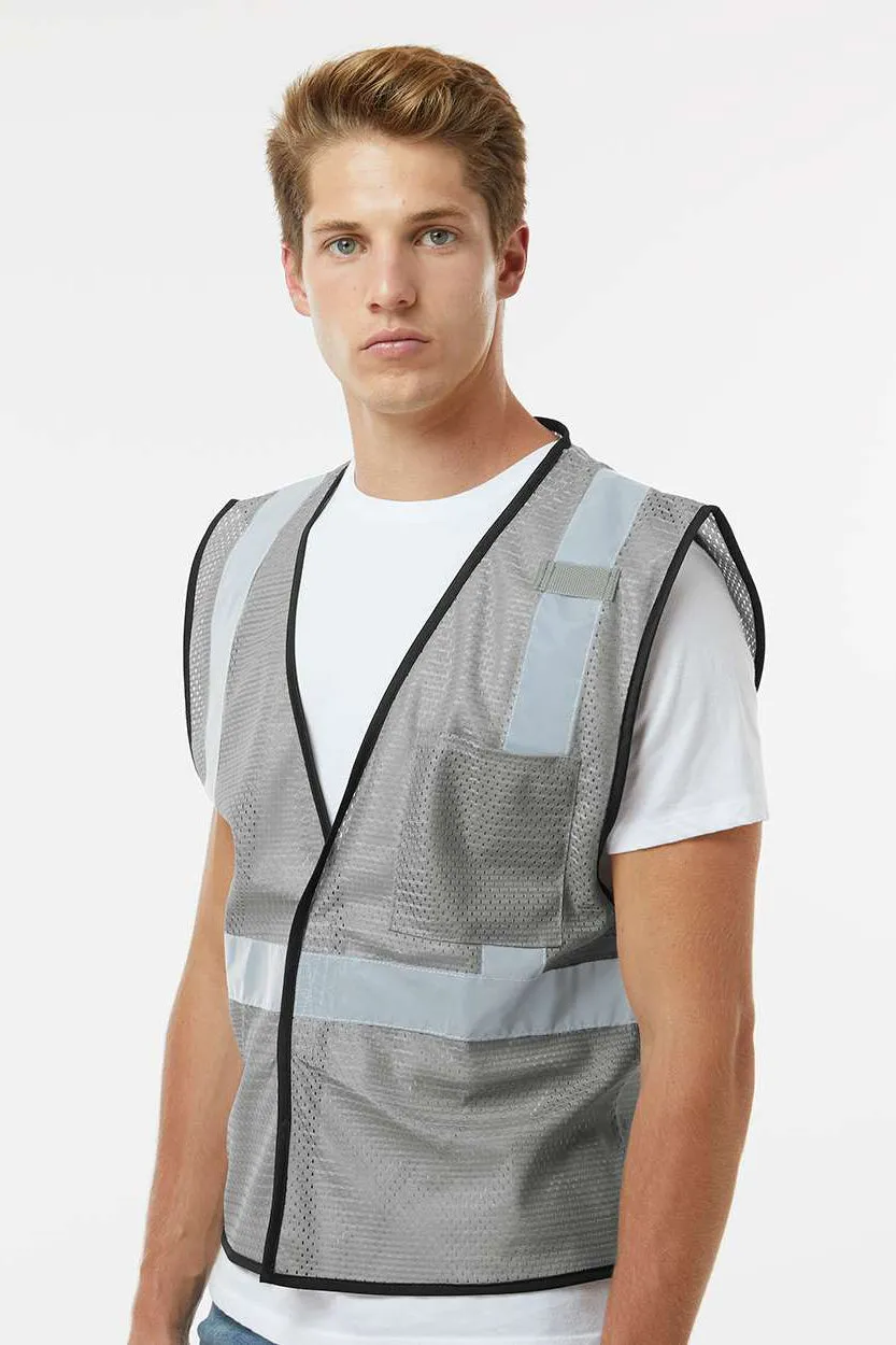 Kishigo Mens EV Series Enhanced Visibility Non-ANSI Vest - Grey