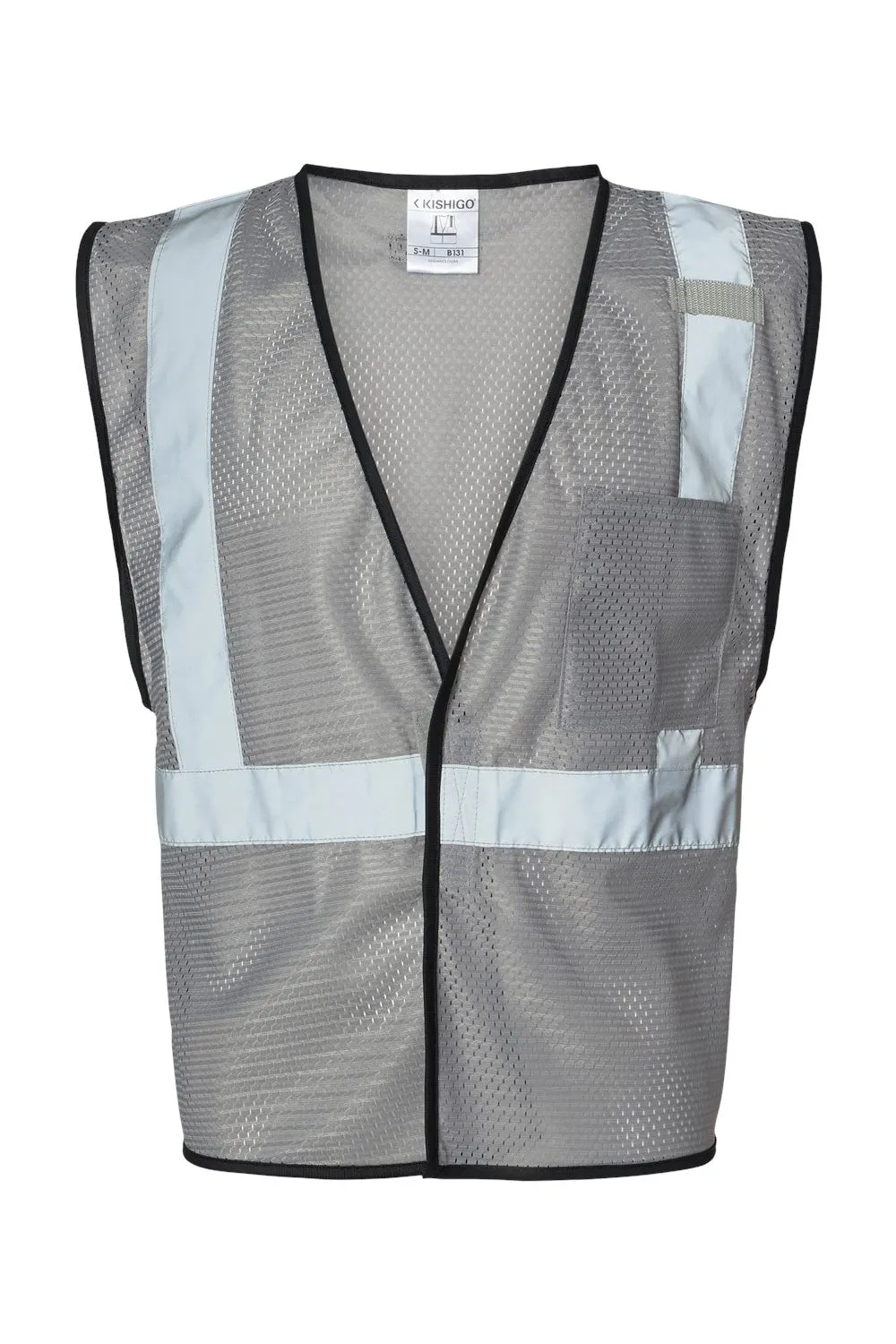 Kishigo Mens EV Series Enhanced Visibility Non-ANSI Vest - Grey