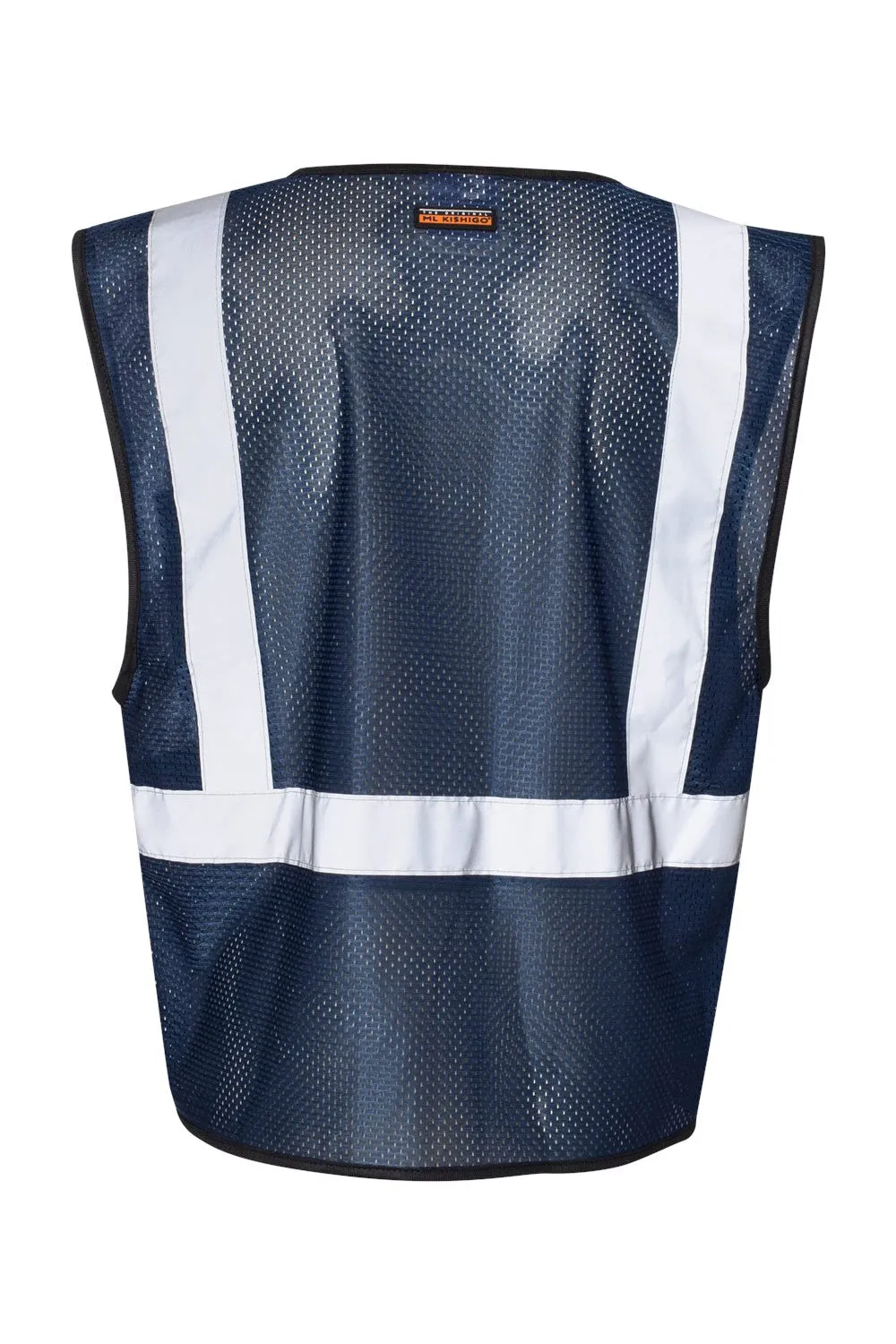 Kishigo Mens EV Series Enhanced Visibility Non-ANSI Vest - Navy Blue Clothing Kishigo