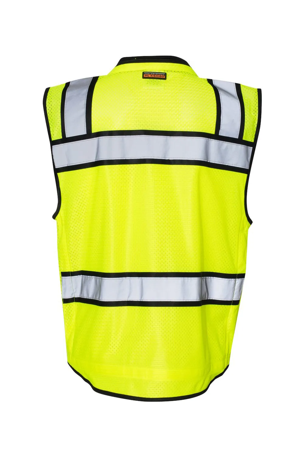 Kishigo Mens High Performance Surveyors Vest - Lime Green